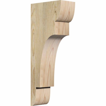 Ekena Millwork New Brighton Rough Sawn Corbel, Douglas Fir, 4"W x 8"D x 20"H COR04X08X20NEB00RDF